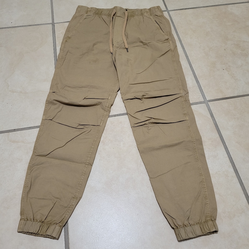 Men's Tan Jogger Pants American Eagle Small